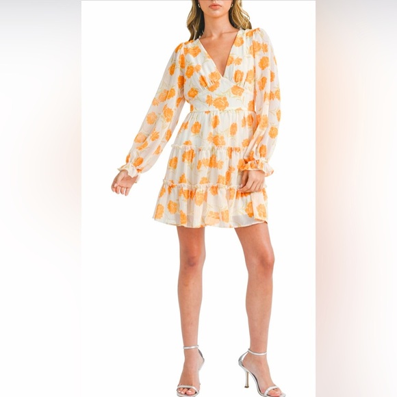 NWT Lush Brand Poly Vibrant Dress Women’s Size Small - Picture 1 of 16